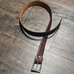 Basile Men's Classic Brown Leather Belt